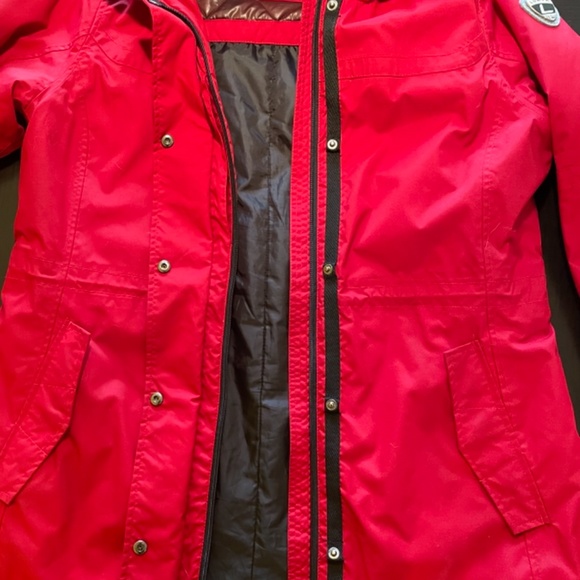 Luhta Winter  jacket / Women Size 16 / Red / movable hood. - Picture 6 of 15